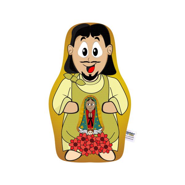 Naninha Travesseirinho Boneco São Juan Diego Santo Católico Naninha Travesseirinho Boneco São Juan Diego