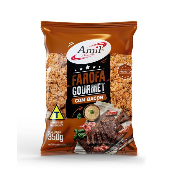 Farofa Gourmet Sabor Bacon 350g