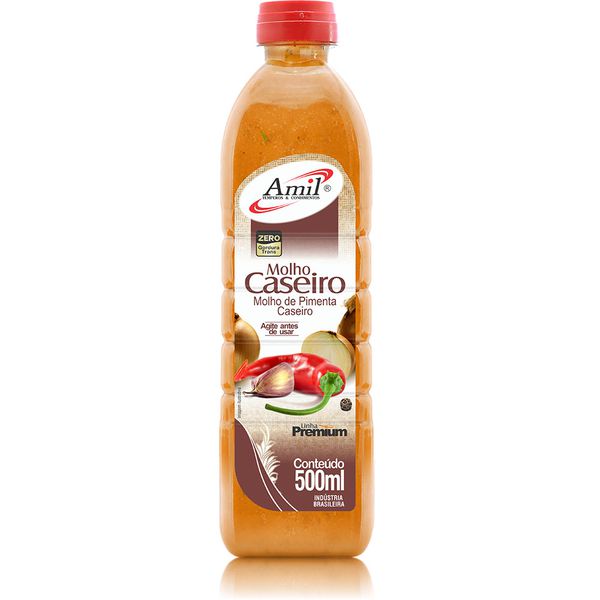MOLHO DE PIMENTA CASEIRO 500ML