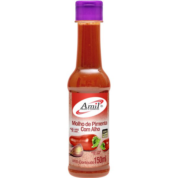 MOLHO DE PIMENTA COM ALHO 150ML