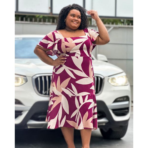 Vestido Midi Sofia Plus Size 