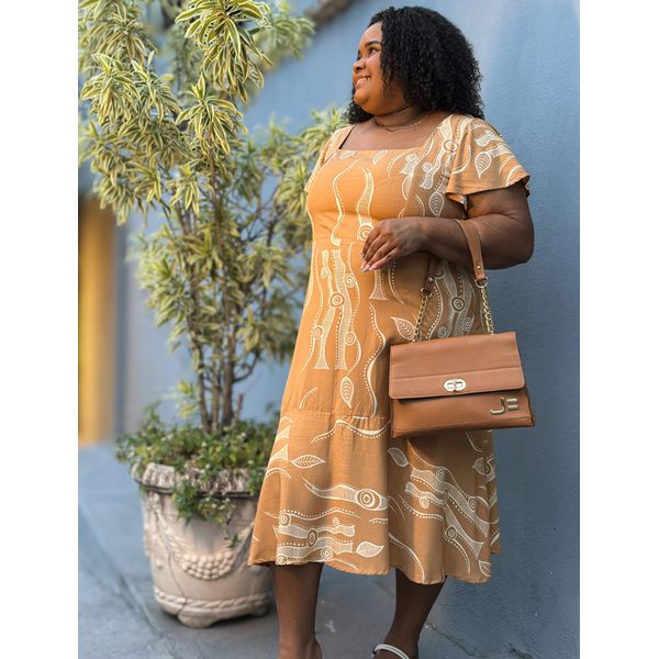 Vestido Midi Sofia Plus Size 