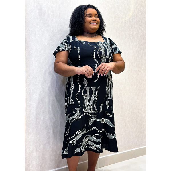 Vestido Midi Sofia Plus Size 