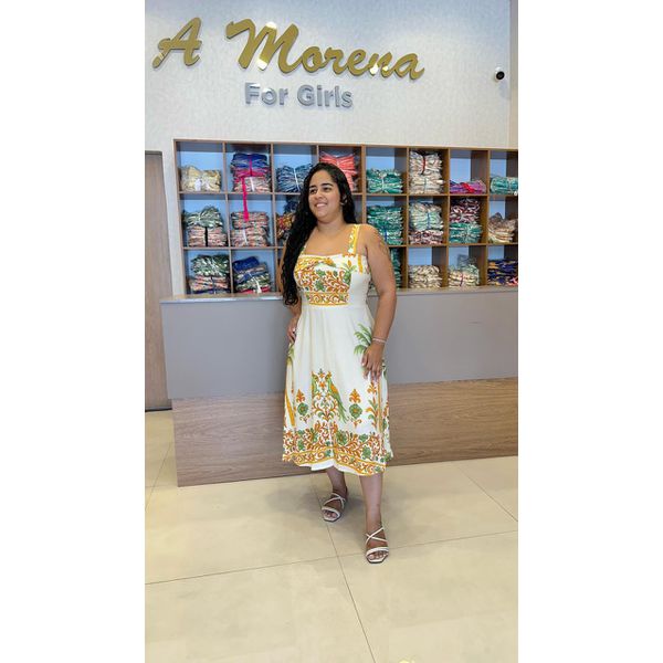 Vestido Midi Flor Copia