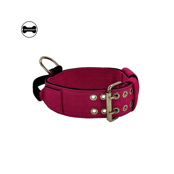 Coleira Para Cachorro Poderosso (Pink e Preto)