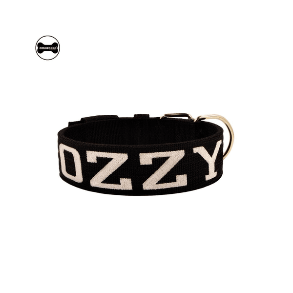 Coleira Para Cachorro Personalizada Total Black