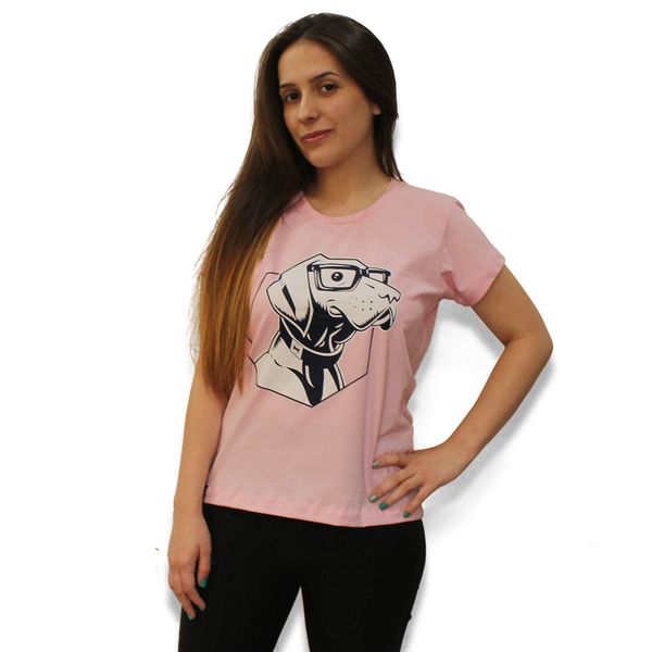 Camiseta Intellectual Feminina - Rosa