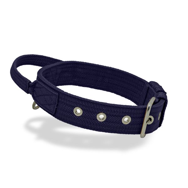 Coleira Cachorro Poderosso Fit Amorosso Azul Marinho
