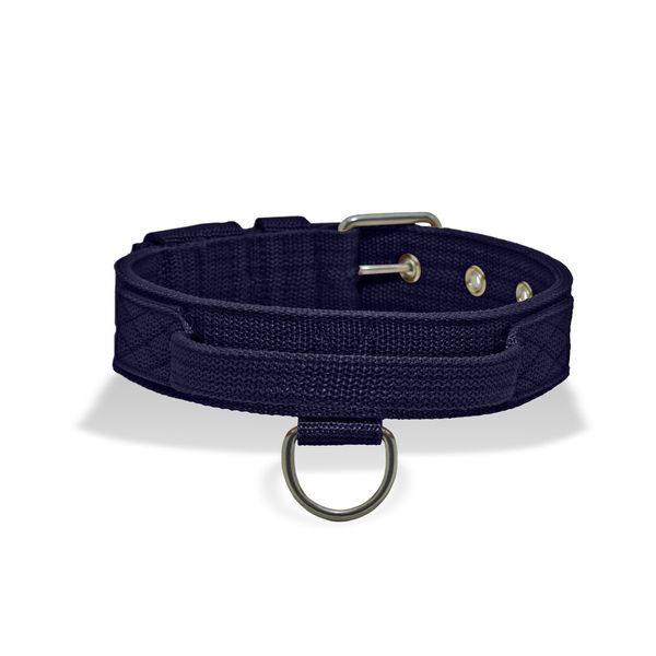 Coleira Cachorro Poderosso Fit Amorosso Azul Marinho