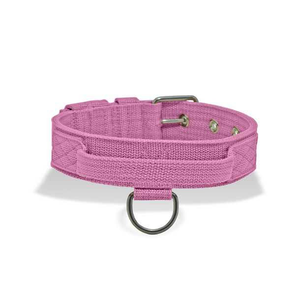 Coleira Cachorro Poderosso Fit Amorosso Rosa 