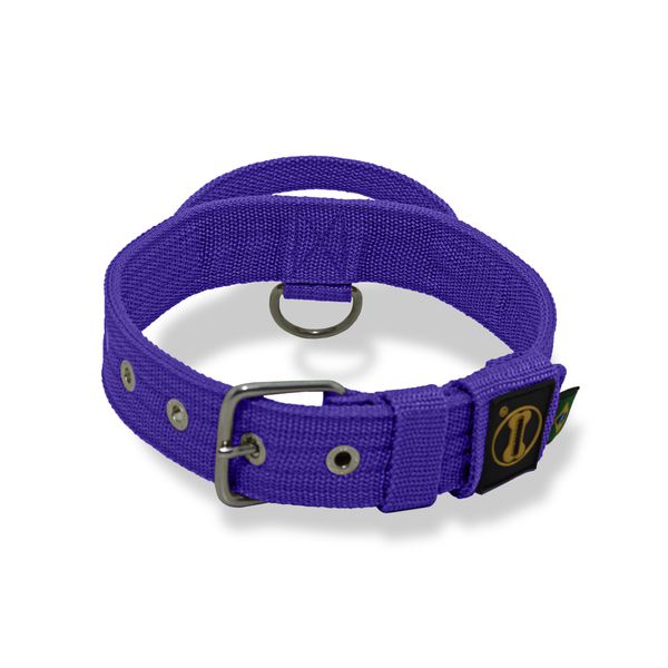 Coleira Cachorro Poderosso Fit Amorosso Roxo