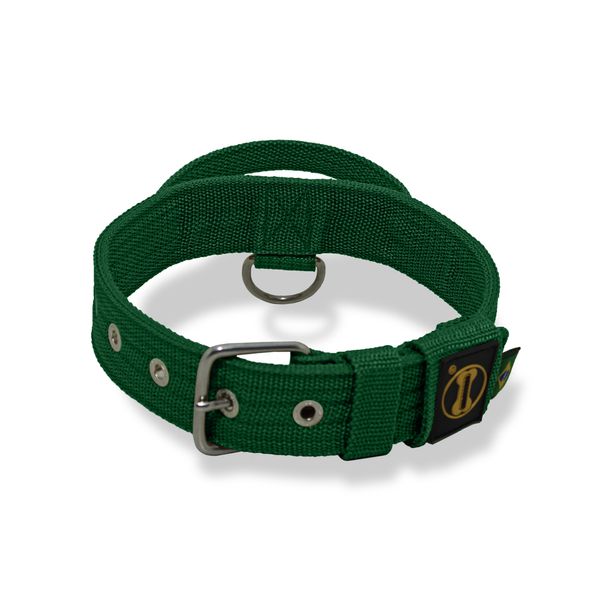 Coleira Cachorro Poderosso Fit Amorosso Verde 