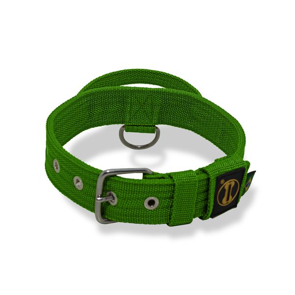 Coleira Cachorro Poderosso Fit Amorosso Verde Claro