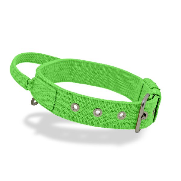 Coleira Cachorro Poderosso Fit Amorosso Verde Neon
