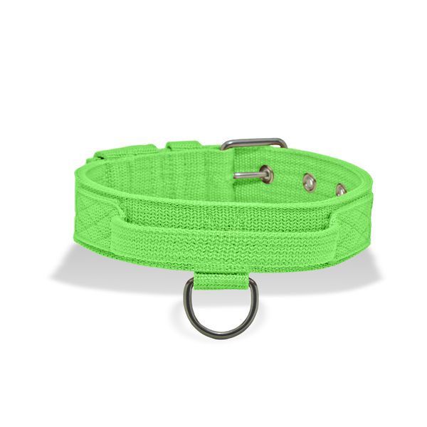 Coleira Cachorro Poderosso Fit Amorosso Verde Neon