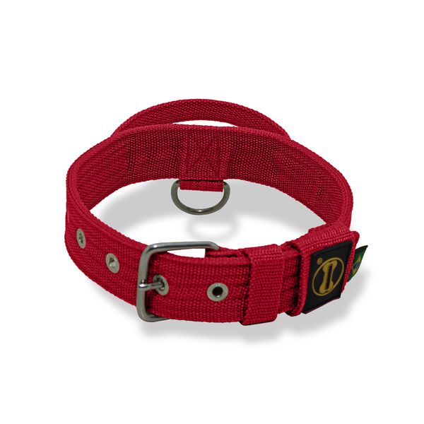 Coleira Cachorro Poderosso Fit Amorosso Vermelho