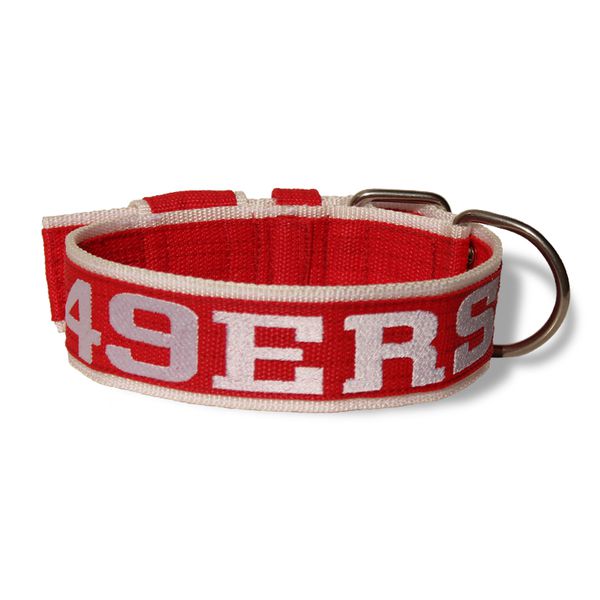  Coleira Para Cachorro Amorosso - Personalizada Slim (Vermelho e Branco) 