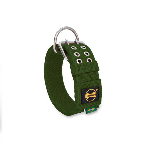 Coleira Para Cachorro Amorosso Verde Militar