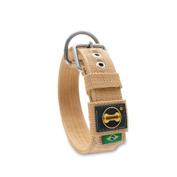  Coleira Para Cachorro Fit (areia) 