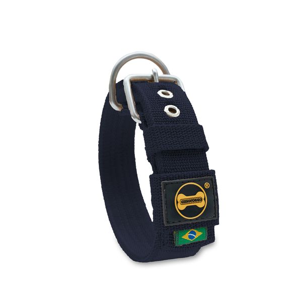  Coleira Para Cachorro Fit (azul marinho) 