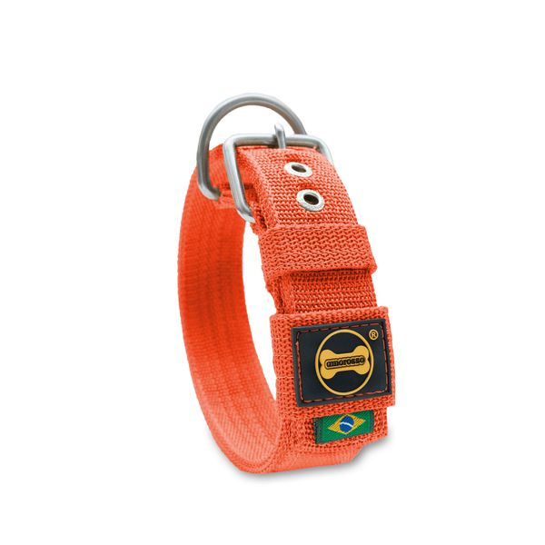 Coleira Para Cachorro Fit (laranja) 