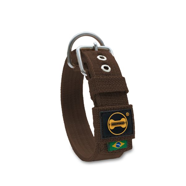 Coleira Para Cachorro Fit (marrom) 