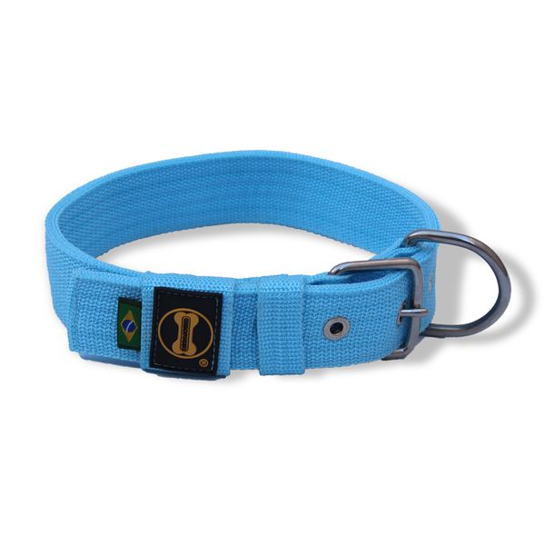 Coleira Para Cachorro Fit azul claro