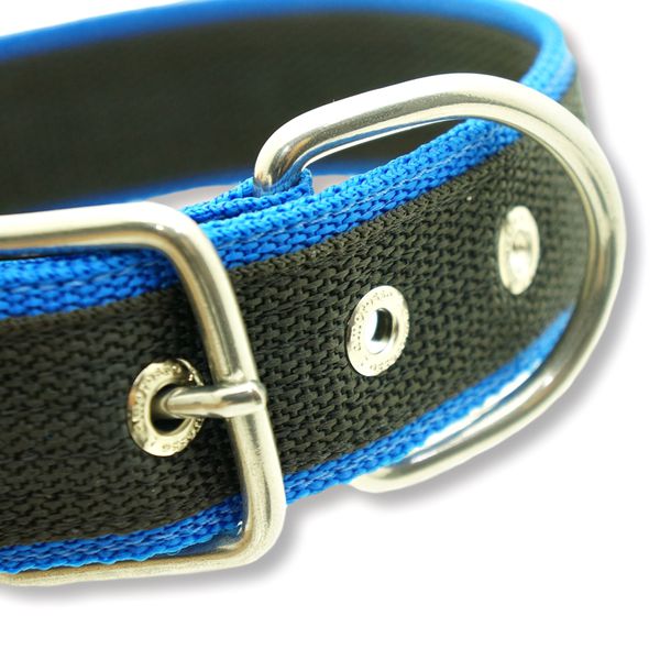  Coleira Para Cachorro Fit Lite (preto e azul) 