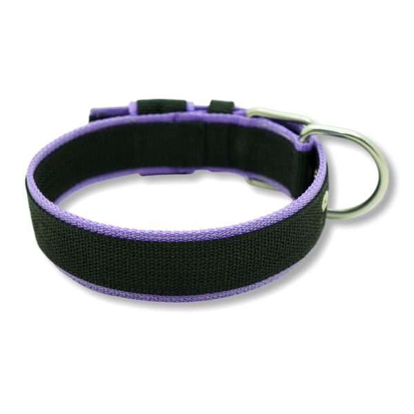  Coleira Para Cachorro Fit Lite (preto e lilás) 