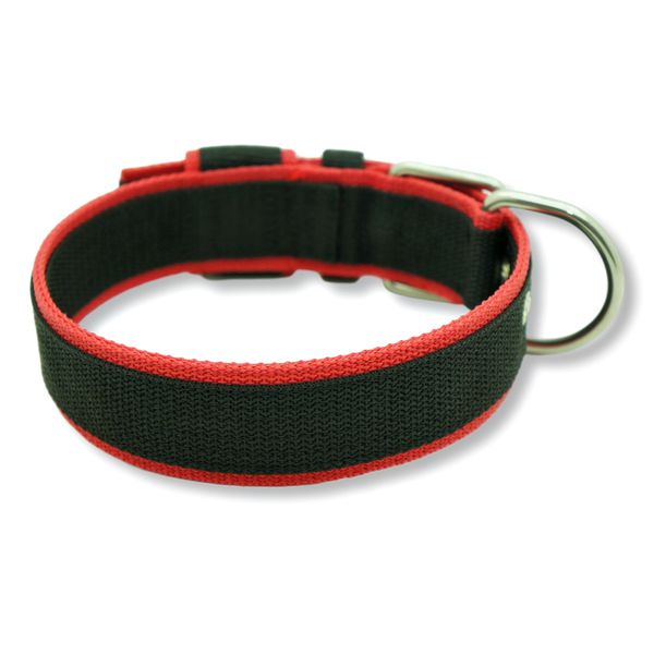  Coleira Para Cachorro Fit Lite (preto e vermelho) 