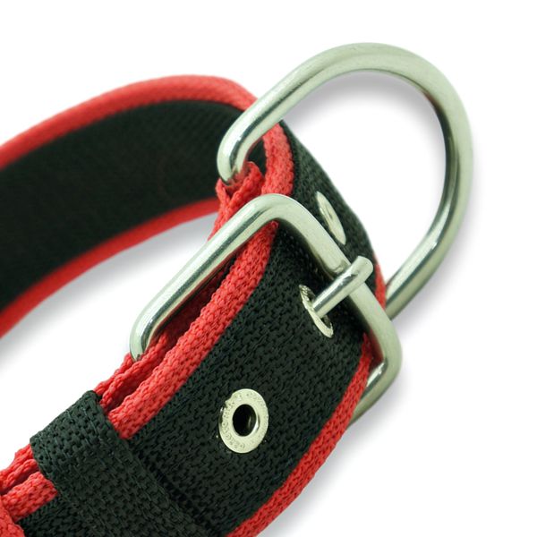  Coleira Para Cachorro Fit Lite (preto e vermelho) 