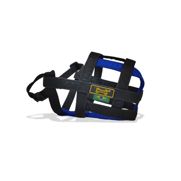 Focinheira Amorosso Preto e Azul