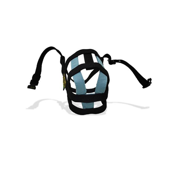 Focinheira Amorosso Preto e Azul Bebê