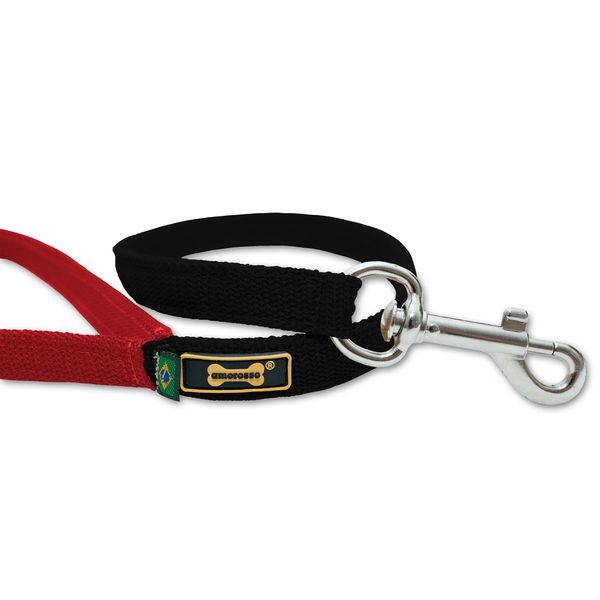 GUIA DE PASSEIO AMOROSSO Preto e Vermelho