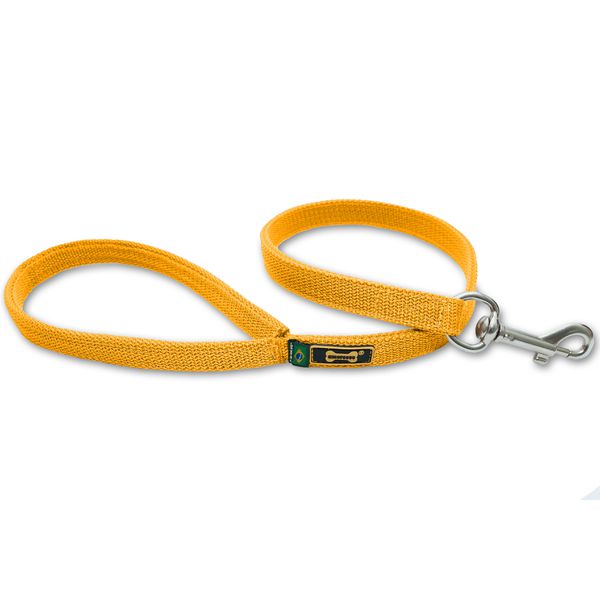 Coleira Para Cachorro Fit + Guia / Amarelo
