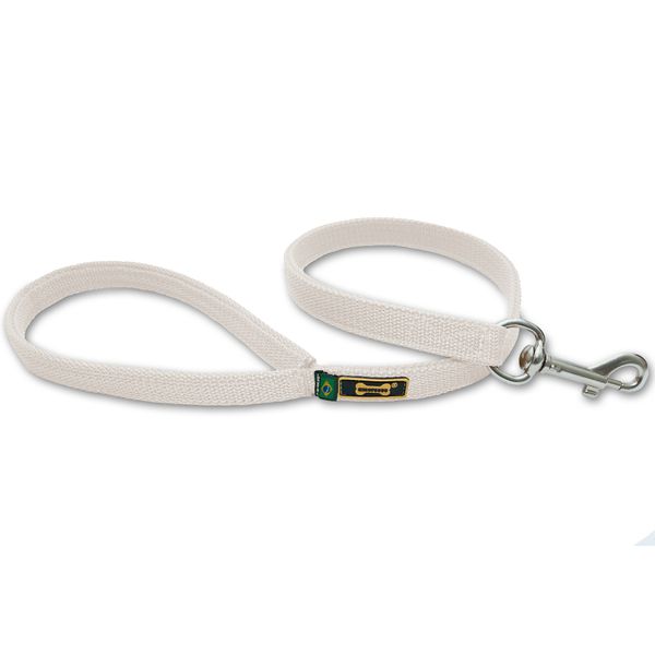 Coleira Para Cachorro Fit + Guia / Branco