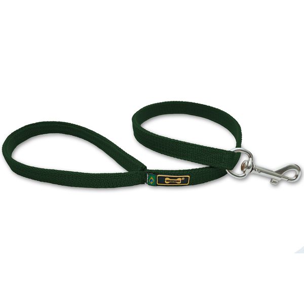Coleira Para Cachorro Fit + Guia / Verde Militar