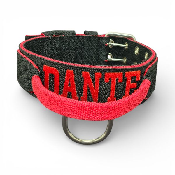 LQ Poderosso G nome Dante, preto e vermelho