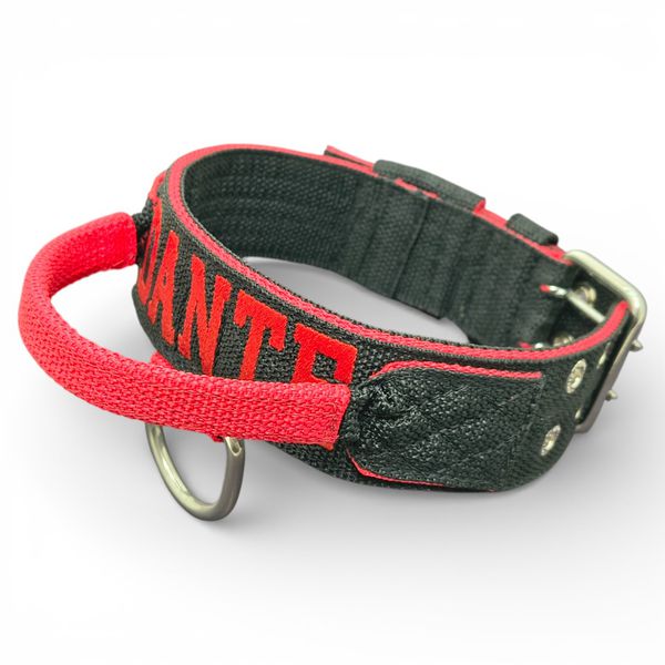 LQ Poderosso G nome Dante, preto e vermelho