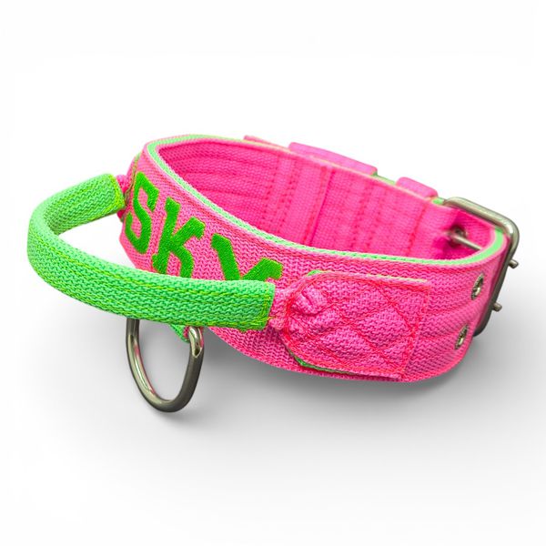 LQ Poderosso G nome SKY Rosa Flúor e Verde Flúor 