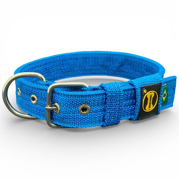 LQ Coleira fit Para Cachorro G nome Thor azul