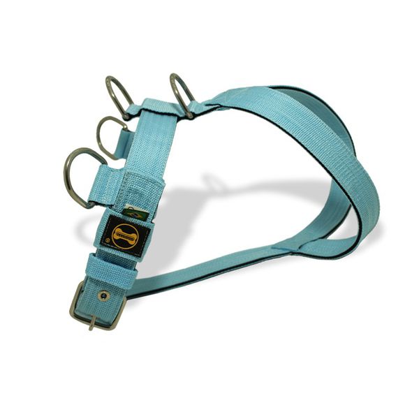 Peitoral Amorosso® Tradicional (Azul Claro e Preto) 