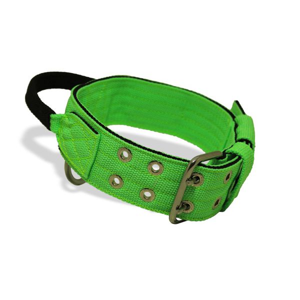 Coleira Para Cachorro Poderosso (Verde Flúor e Preto)