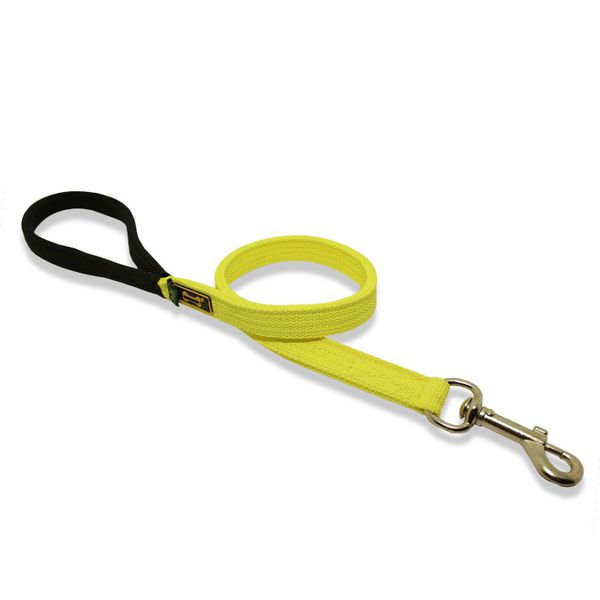 Coleira Para Cachorro Fit + Guia / Amarelo Flúor
