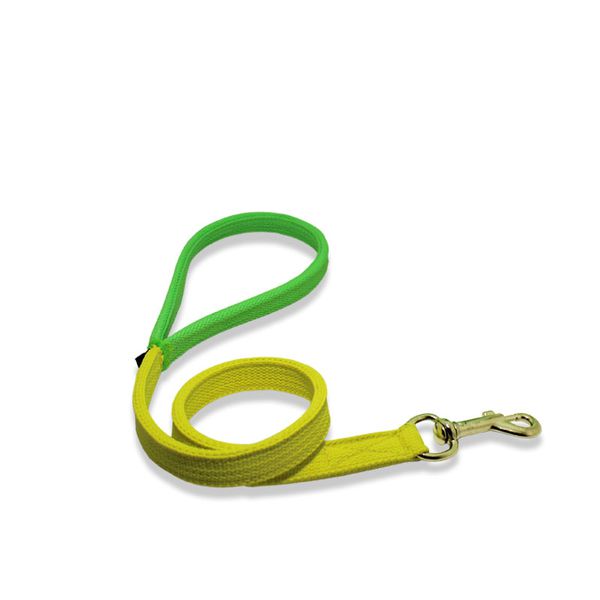 Peitoral Tradicional Amorosso® (verde flúor e Amarelo Flúor) + Guia Curta 80cm 