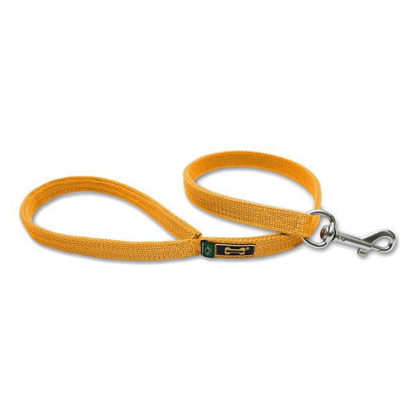 Coleira Para Cachorro Amorosso + Guia Curta 80cm (AMARELO) 