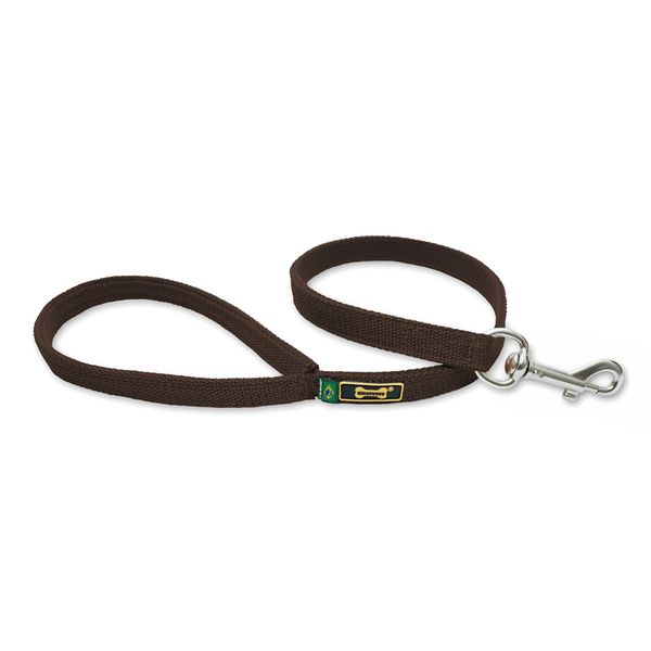 Coleira Para Cachorro Amorosso + Guia Curta 80cm (MARROM)