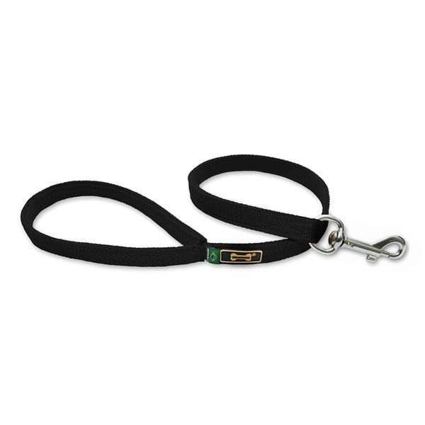 Coleira Para Cachorro Amorosso + Guia Curta 80cm (PRETO) 