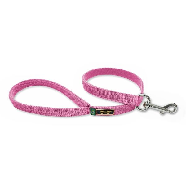Coleira Para Cachorro Amorosso + Guia Curta 80cm (ROSA) 