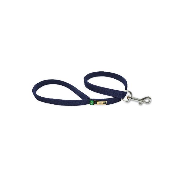 Coleira FIT Personalizada + Guia (azul marinho e laranja)